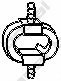 NISSA 20641U6800 Rubber Strip, exhaust system